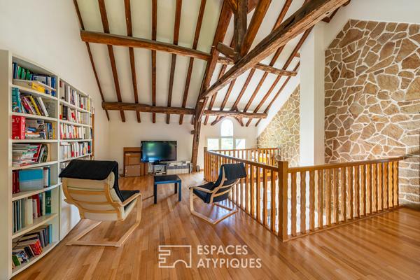 La Maison contemporaine aux volumes généreux à Yerres