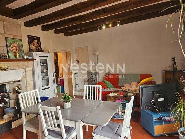Appartement de type 2 avec balcon en rez-de-chaussée à louer à Loches