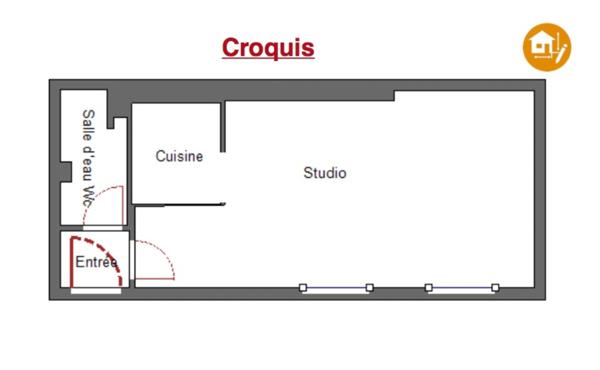 Appartement à louer 1 pièces PARIS 5EME ARRONDISSEMENT (75)