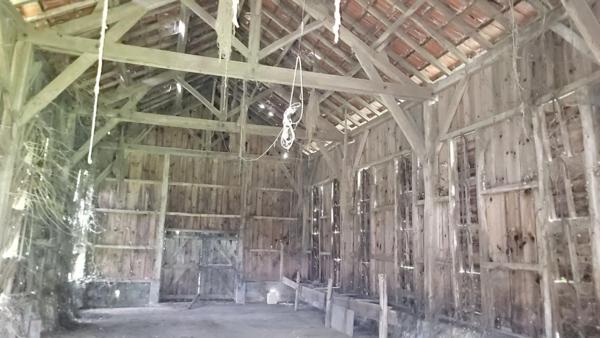 24400 fermette proche  Mussidan : maison , 2 granges , hangar tabac et hangar sur 8000 m²