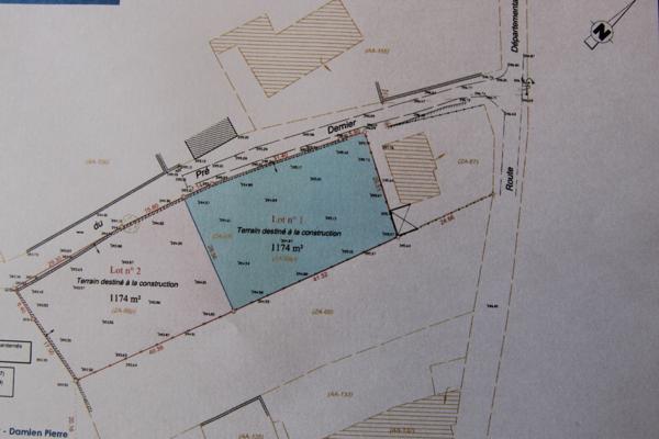 Dpt Côte d'Or (21), à vendre PAINBLANC, terrain à Bâtir de 2348 m².
