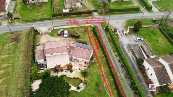 Joli terrain constructible à Calmont pour projet familial dans environnement calme