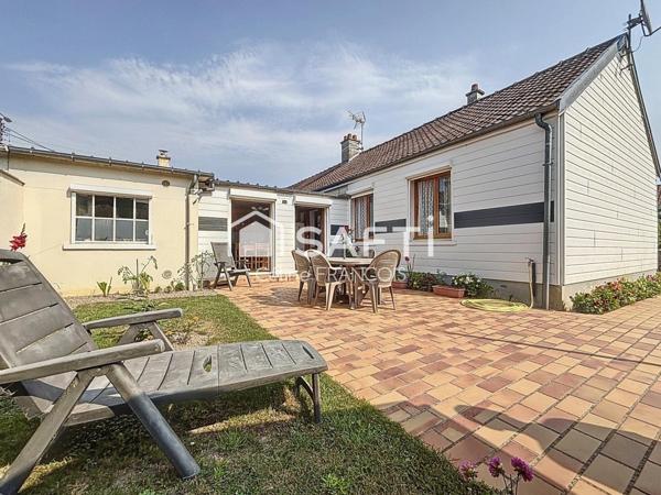 Plain-pied pratique avec jardin clos à Péronne