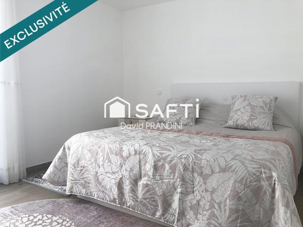 Maison contemporaine 4 chambres dont suite parentale +bureau , piscine, terrasses, garage.