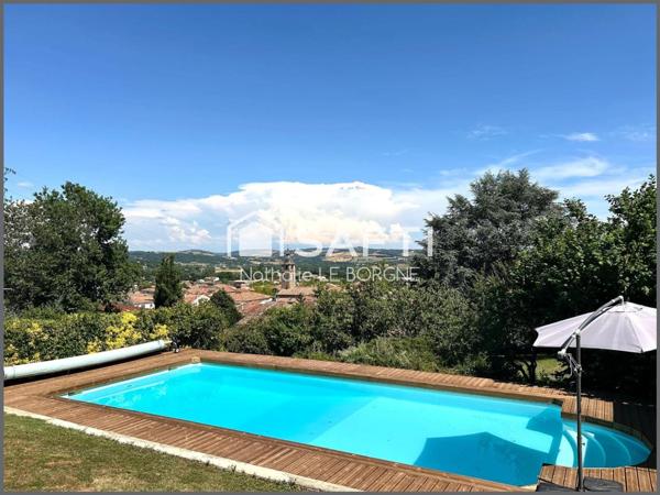 Belle villa sur sous sol avec piscine