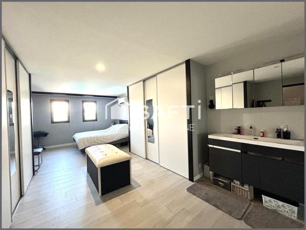 Belle villa sur sous sol avec piscine