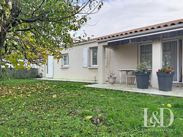 Royan, Plain-pied 100m², 2/3 chambres, garage et jardin