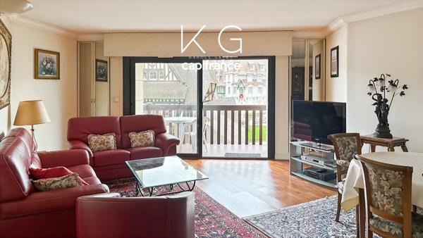 Deauville hypercentre, très bel appartement 89 m2 avec 3 chambres dans le triangle d’or, en face de l'hôtel Le Normandy avec parking en sous‑sol