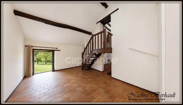 Maison à vendre 6 pièces  (45)Ferrières, Gare 10 mn Paris, 4 chambres, cave, cheminée, 6000 m² terrain arboré