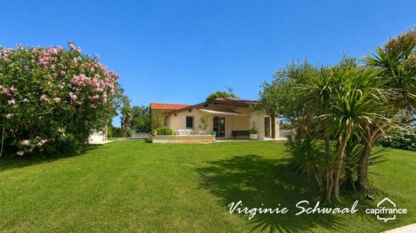Maison - DPE B - Plain-pied 126 m² - terrain clos - 4 chambres - sous-sol  à HABAS (40)