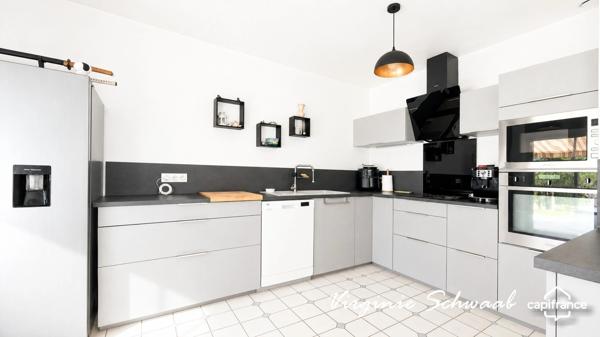 Maison - DPE B - Plain-pied 126 m² - terrain clos - 4 chambres - sous-sol  à HABAS (40)