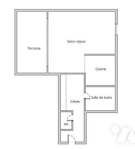 BASSENS - PRAZ DU NANT - T2 + TERRASSE
