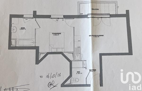 Appartement à vendre 2 pièces 42 m² Orly