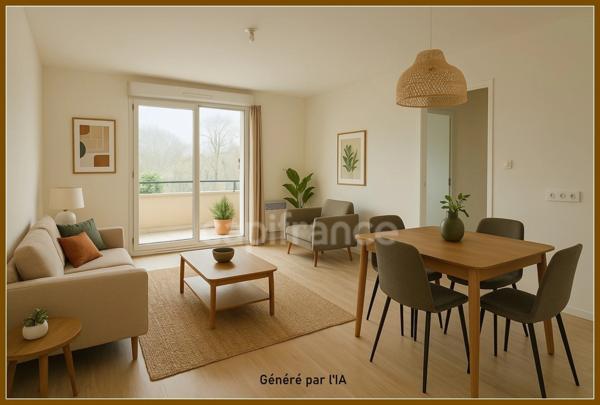 Appartement à vendre 2 chambres + 2 parking + Balcon - SAINT ETIENNE DU ROUVRAY