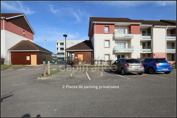 Appartement à vendre 2 chambres + 2 parking + Balcon - SAINT ETIENNE DU ROUVRAY