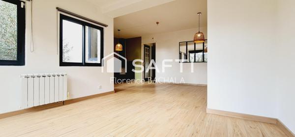Charmante maison de 75 m² sans travaux, trois chambres, avec extérieur