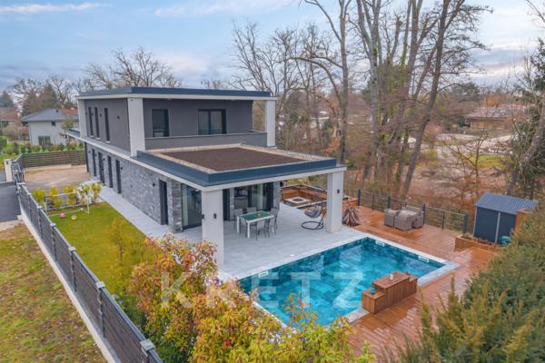 SCIEZ - VILLA D’ARCHITECTE récente avec piscine, hammam, sauna