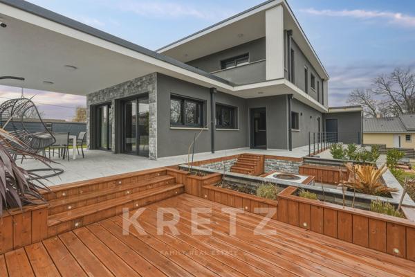 SCIEZ - VILLA D’ARCHITECTE récente avec piscine, hammam, sauna