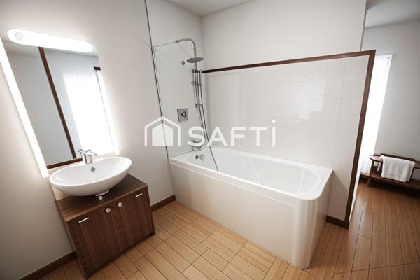 3 pièces, balcon sans vis-à-vis, rue des Cloviers