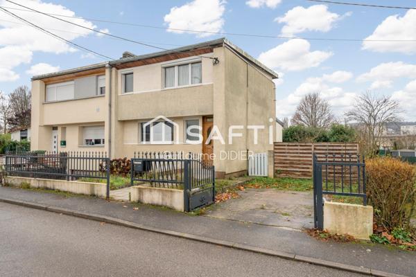 Jolie maison de 130 m² sur sous-sol, 3 chambres avec bureau et garage
