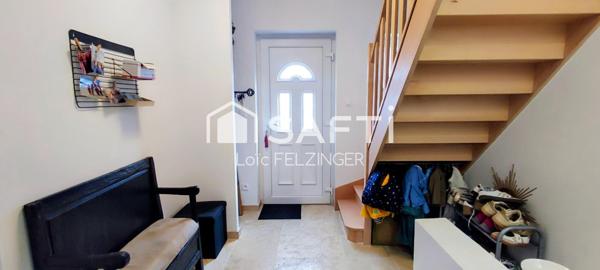 Maison de ville 125m2, 4 chambres entièrement rénovée sur une parcelle de 132m2