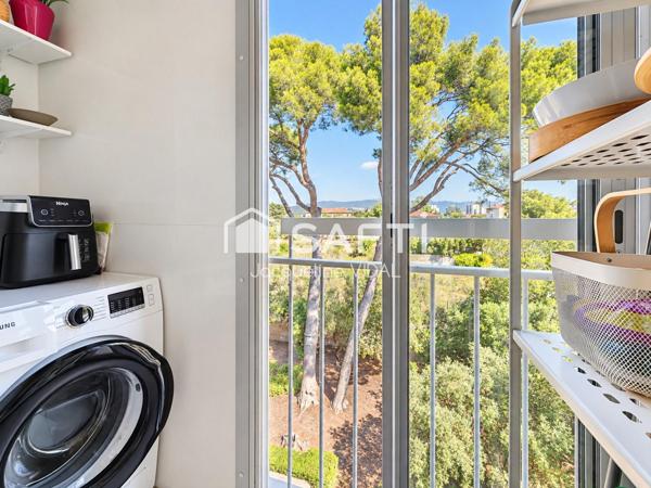 T4 aménagé en T3 – 75 m² – Balcons – Vue dégagée