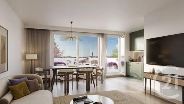 Appartement à vendre  2 pièces - 45,80 m 2   ST FONS  - 69