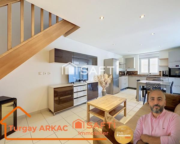Duplex "esprit maison" avec terrasse et 3 chambres
