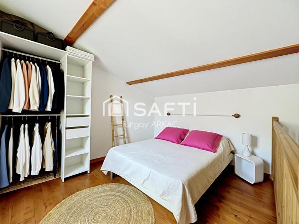 Duplex "esprit maison" avec terrasse et 3 chambres