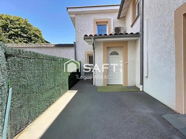 Duplex "esprit maison" avec terrasse et 3 chambres