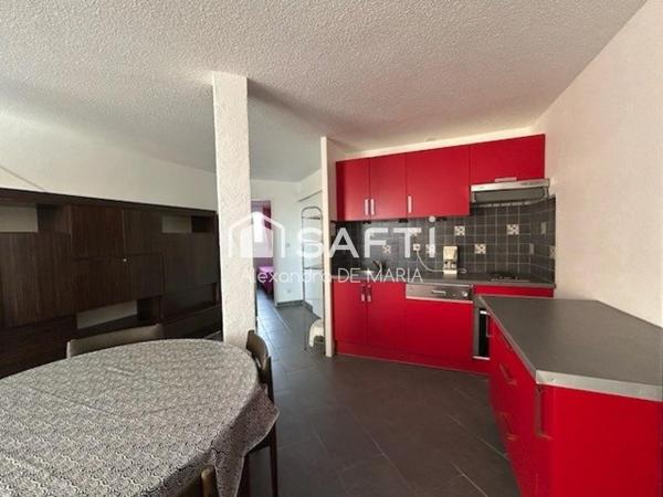 T2 rénové avec loggia et vue marina