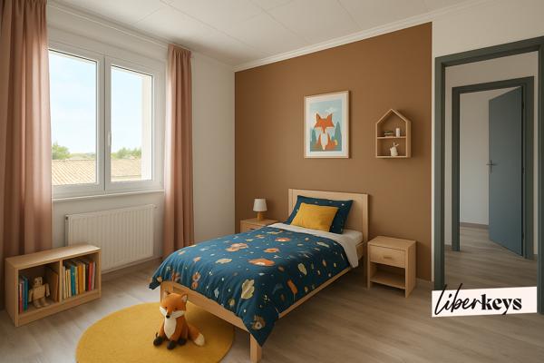 Maison atypique familiale avec terrasse, jardin et balcon