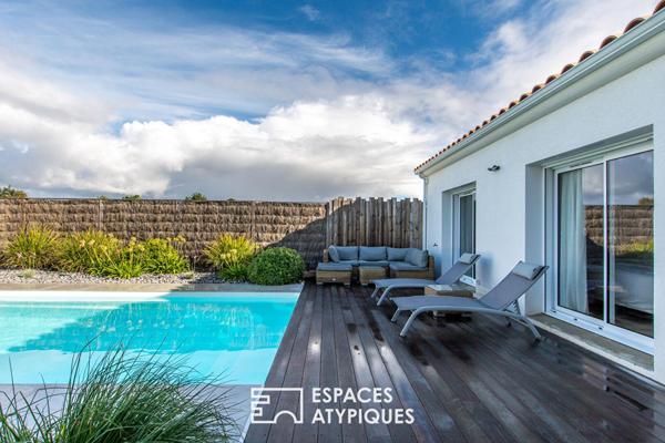 Villa avec piscine et gîtes à proximité de l’Océan