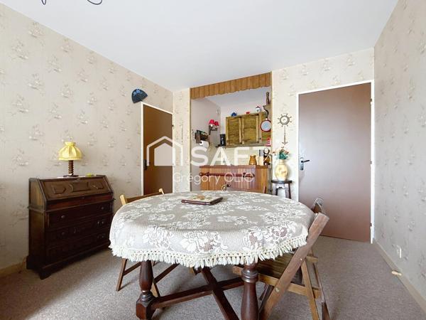 À 800 mètres de la mer, appartement 2 pièces + place de parking