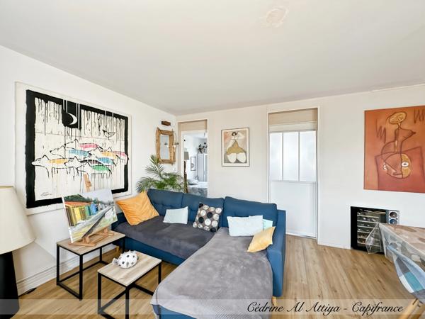 LA ROCHELLE, Appartement à vendre 3 pièces, 1er étage, cave et parking