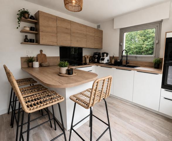 A 8 minutes de Quimper jolie maison rénovée 5 chambres, 128 m² + 90 m² de sous-sol