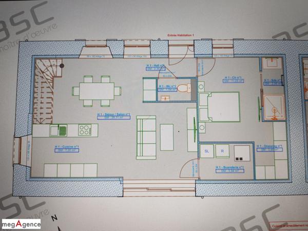 Maison à HIREL, 35120 - 5 pièces 116m²