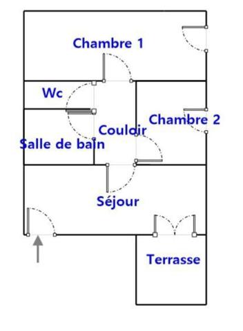 Marseille 13002 Euroméditerranée - Appartement T3 - 73 m² avec terrasse et box