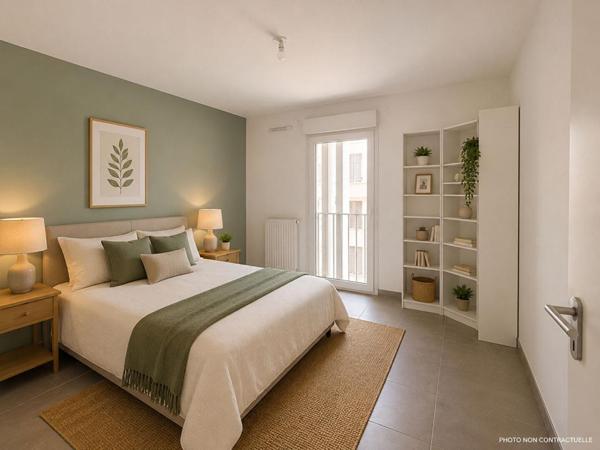 Marseille 13002 Euroméditerranée - Appartement T3 - 73 m² avec terrasse et box