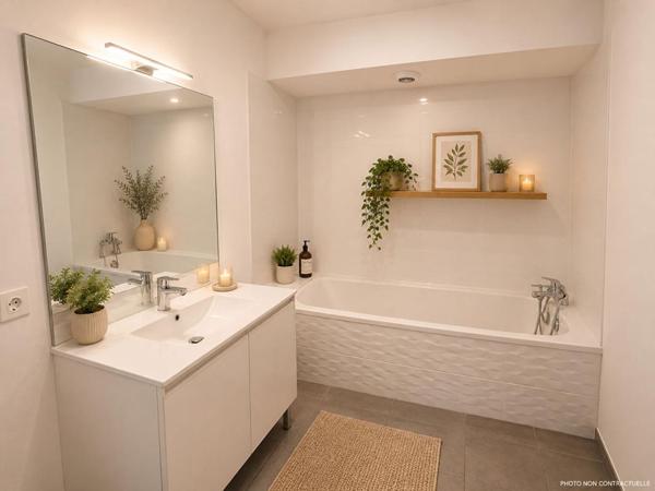 Marseille 13002 Euroméditerranée - Appartement T3 - 73 m² avec terrasse et box