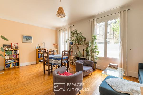 L’appartement avec jardin aux Chartrons