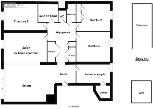 Achat - Appartement | Appartement Le Mans 72000 5 pièces 103 m 2