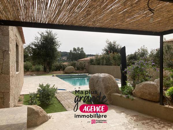 Maison type T3  en pierres sèches avec piscine - Ste Lucie de Porto Vecchio 2A - CORSE DU SUD - FRANCE