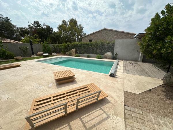 Maison type T3  en pierres sèches avec piscine - Ste Lucie de Porto Vecchio 2A - CORSE DU SUD - FRANCE