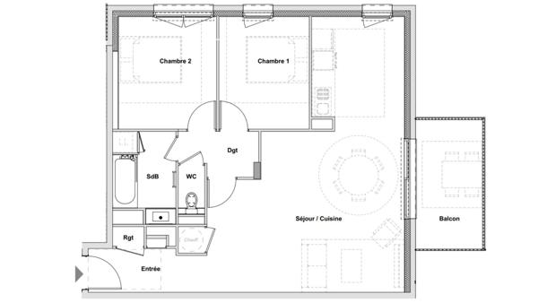 Appartement à vendre 3 pièces 70 m² Riom
