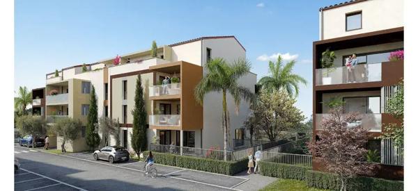 À VENDRE APPARTEMENT T3 DE 61 M² AVEC TERRASSES ET JARDIN PRIVATIF