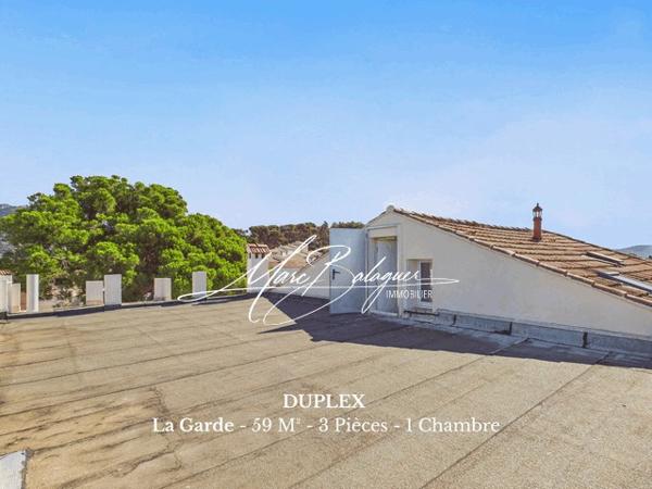 La Garde (83130) LA GARDE T3 Duplex Vue Mer Roof Top de 66 m² !