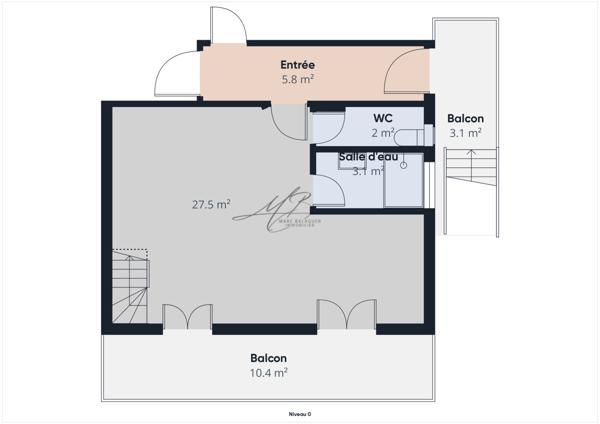 La Garde (83130) LA GARDE T3 Duplex Vue Mer Roof Top de 66 m² !