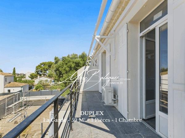 La Garde (83130) LA GARDE T3 Duplex Vue Mer Roof Top de 66 m² !