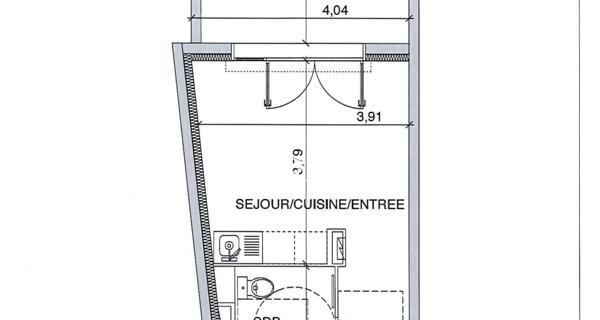 À vendre Studio 22.78 m² - Castelnau-le-lez 34170
